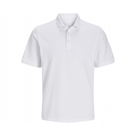 Polo en coton organique Jack and jones blanks