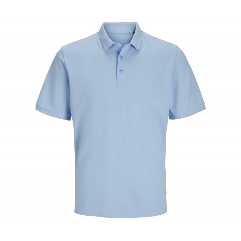 Polo en coton organique Jack and jones blanks